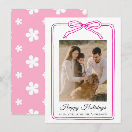 Foto von Happy Holidays Arch Feiertagskarte