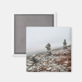 Foto von inukshuk magnet (Vorderseite/Rückseite)