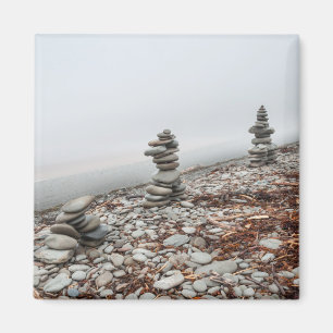 Foto von inukshuk magnet