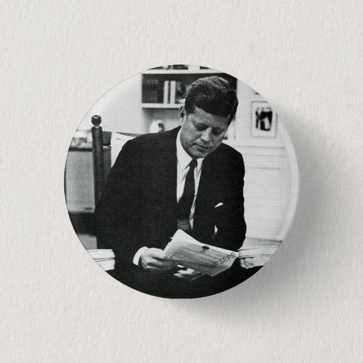 Foto von John F. Kennedy 2 Button (Vorderseite)