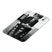 Foto von John F. Kennedy 2 Magnet (Linke Seite)