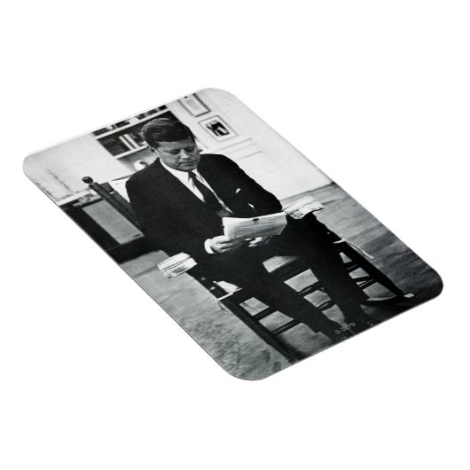Foto von John F. Kennedy 2 Magnet (Rechte Seite)