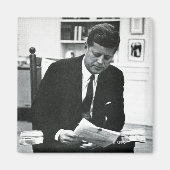 Foto von John F. Kennedy 2 Magnet (Vorne)