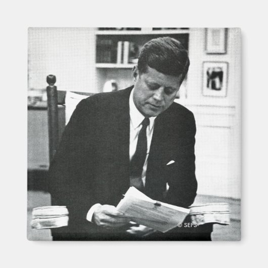 Foto von John F. Kennedy 2 Magnet (Vorne)