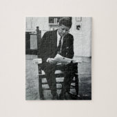 Foto von John F. Kennedy 2 Puzzle (Vertikal)