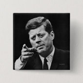 Foto von John F. Kennedy 3 Button (Vorderseite)