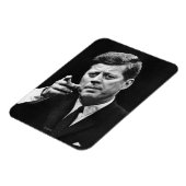 Foto von John F. Kennedy 3 Magnet (Linke Seite)