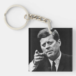 Foto von John F. Kennedy 3 Schlüsselanhänger