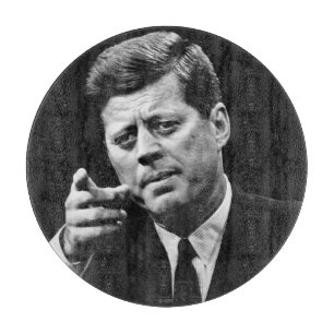 Foto von John F. Kennedy 3 Schneidebrett