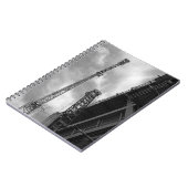 Foto von Kranen und Gegengewichtsbaugeräten Notizblock (Linke Seite)