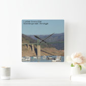 Foto von Lake Oroville & Enterprise Bridge auf Uhr (Zuhause)