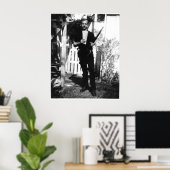 Foto von Lee Harvey Oswald im März 1963 Poster (Heimbüro)