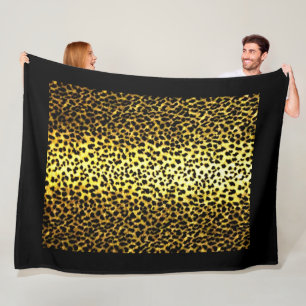 Foto von Leopard Wallpaper Fleecedecke