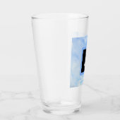 Foto von Light Blue Cloudy Sky mit Single Initial Glas (Rechts)