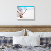 Foto von Muscheln am Sandstrand Leinwanddruck (Insitu (Schlafzimmer))