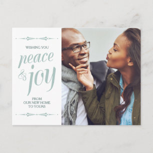 Foto von New Home Holiday Moving Announcemet Postkarte