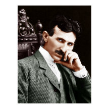 Foto von Nikola Tesla im Alter von 40 Jahren