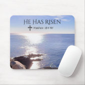 Foto von Ocean Christ hat Bibel Verse Ostern Mousepad (Mit Mouse)