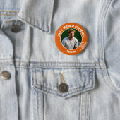 Foto von Orange-Tennisspieler - High-School-Geist Button (Beispiel)