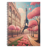 Foto von Paris in Spirales - für Liebende Notizblock (Vorderseite)