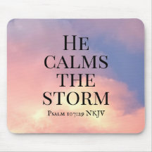Foto von Pink Sky beruhigt die Storm Bible Verse