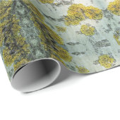 Foto von Real Aspen Tree Bark - Natural Amulet Geschenkpapier (Rolleneckpunkt)