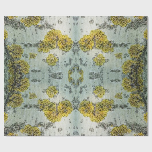 Foto von Real Aspen Tree Bark - Natural Amulet Geschenkpapier (Flach)