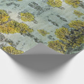 Foto von Real Aspen Tree Bark - Natural Amulet Geschenkpapier (Ecke)