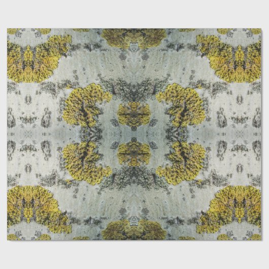 Foto von Real Aspen Tree Bark - Natural Amulet Geschenkpapier (Flach)