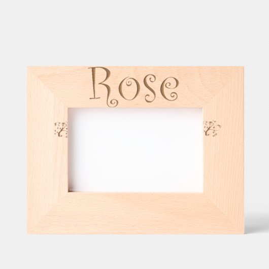 Foto von Rose / Custom frame Geätzte Rahmen (Vorderseite)