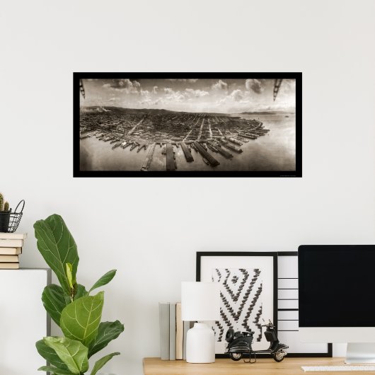 Foto von San Francisco 1908 Poster (Heimbüro)