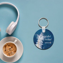 Foto von Schneeflocken Schlüsselanhänger