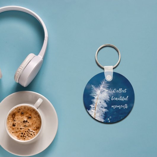 Foto von Schneeflocken Schlüsselanhänger