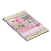 Foto von Scrapbook Page Shades of Pink Notizblock (Rechte Seite)