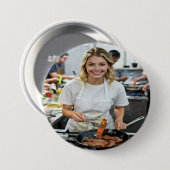 Foto von Speckkochen anpassen Button (Vorne & Hinten)