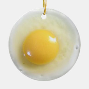 Foto von Spiegelei Keramik Ornament