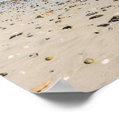 Foto von Strand und Tafelberg in Kapstadt Poster (Ecke)