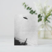 Foto von UFO über Passaic, New Jersey 1952 Postkarte (Stehend Vorderseite)