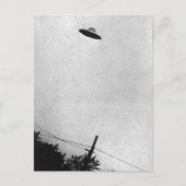 Foto von UFO über Passaic, New Jersey 1952 Postkarte (Vorderseite)
