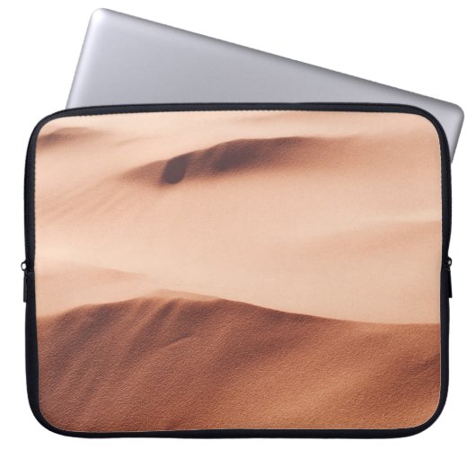 Foto von Wüstensand Laptopschutzhülle (Vorderseite)
