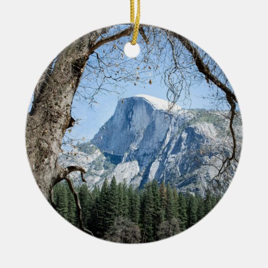 Foto von Yosemite's Halbkuppel Keramik Ornament (Vorne)