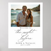 Foto vor dem Begrüßungszeichen Poster (Vorne)