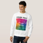 Foto-Vordergrunddruckgeräte für das Logo des Kunde Sweatshirt (Vorne ganz)