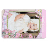 FOTO-VORLAGE Baby-Taufen-Bestätigung kundenspezifi Magnet (Horizontal)