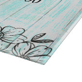 Foto-Vorlage für das Blue Wood-Jubiläum Schneidebrett (Ecke)