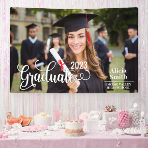 Foto-Vorlage für die Graduierung von Hochschulabso Banner