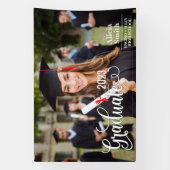 Foto-Vorlage für die Graduierung von Hochschulabso Banner (Vertikal)