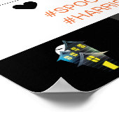 Foto-Vorlage für Halloween-Party Poster (Ecke)