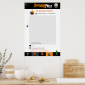 Foto-Vorlage für Halloween-Party Poster (Küche)