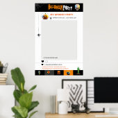 Foto-Vorlage für Halloween-Party Poster (Heimbüro)